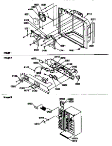 Ice And Water Cavity, Electronic Bracket parts for Kenmore Refrigerator 596.57585790 (59657585790, 596 57585790) from AppliancePartsPros.com
