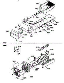 Ice Bucket / Ice Maker parts for Kenmore Refrigerator 596.57585790 (59657585790, 596 57585790) from AppliancePartsPros.com