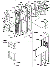 Freezer Door parts for Kenmore Refrigerator 596.57585790 (59657585790, 596 57585790) from AppliancePartsPros.com