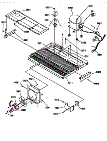 Machine Compartment parts for Kenmore Refrigerator 596.57585790 (59657585790, 596 57585790) from AppliancePartsPros.com