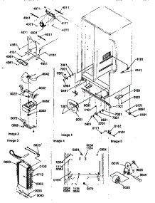 Drain Sys.,Rollers, And Evap Assy parts for Kenmore Refrigerator 596.57585791 (59657585791, 596 57585791) from AppliancePartsPros.com