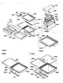 Deli,Shelves,Crisper Assembly parts for Kenmore Refrigerator 596.57585791 (59657585791, 596 57585791) from AppliancePartsPros.com