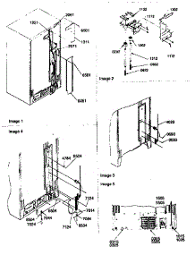Cabinet Back parts for Kenmore Refrigerator 596.57585791 (59657585791, 596 57585791) from AppliancePartsPros.com