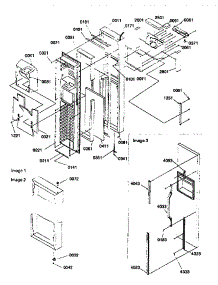Freezer Door parts for Kenmore Refrigerator 596.57585791 (59657585791, 596 57585791) from AppliancePartsPros.com