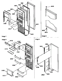 Refrigerator Door parts for Kenmore Refrigerator 596.57587790 (59657587790, 596 57587790) from AppliancePartsPros.com