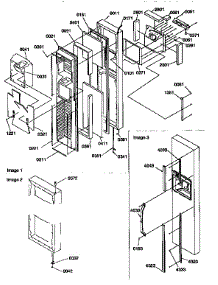 Freezer Door parts for Kenmore Refrigerator 596.57587790 (59657587790, 596 57587790) from AppliancePartsPros.com