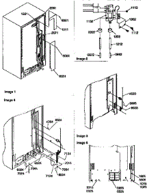 Cabinet Back parts for Kenmore Refrigerator 596.57587790 (59657587790, 596 57587790) from AppliancePartsPros.com
