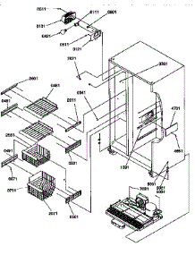 Freezer Shelves And Lights parts for Kenmore Refrigerator 596.57587790 (59657587790, 596 57587790) from AppliancePartsPros.com
