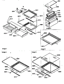 Deli, Shelves, Crisper Assy parts for Kenmore Refrigerator 596.57587791 (59657587791, 596 57587791) from AppliancePartsPros.com