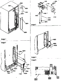 Cabinet Back parts for Kenmore Refrigerator 596.57587791 (59657587791, 596 57587791) from AppliancePartsPros.com