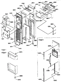 Freezer Door parts for Kenmore Refrigerator 596.57587791 (59657587791, 596 57587791) from AppliancePartsPros.com