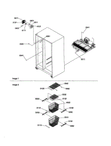 Freezer Shelves And Lights parts for Kenmore Refrigerator 596.58397890 (59658397890, 596 58397890) from AppliancePartsPros.com