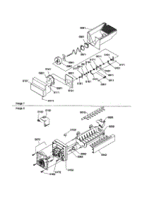 Ice Bucket Auger And Ice Maker parts for Kenmore Refrigerator 596.58397890 (59658397890, 596 58397890) from AppliancePartsPros.com