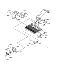 Machine Compartment / Muffler Assy. parts for Kenmore Refrigerator 596.58627990 (59658627990, 596 58627990) from AppliancePartsPros.com