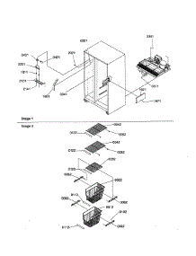 Freezer Shelves And Lights parts for Kenmore Refrigerator 596.58632890 (59658632890, 596 58632890) from AppliancePartsPros.com