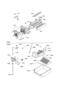 Ice Maker / Add On Ice Maker Kit parts for Kenmore Refrigerator 596.58632890 (59658632890, 596 58632890) from AppliancePartsPros.com
