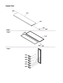 Freezer Door parts for Kenmore Refrigerator 596.58635890 (59658635890, 596 58635890) from AppliancePartsPros.com