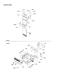 Control Assembly parts for Kenmore Refrigerator 596.58635891 (59658635891, 596 58635891) from AppliancePartsPros.com