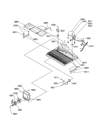 Machine Compartment / Muffler parts for Kenmore Refrigerator 596.58637890 (59658637890, 596 58637890) from AppliancePartsPros.com