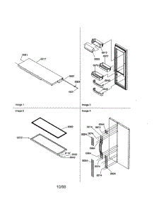 Door / Trim And Handles parts for Kenmore Refrigerator 596.58637890 (59658637890, 596 58637890) from AppliancePartsPros.com