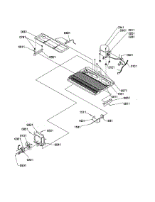 Machine Compartment / Muffler parts for Kenmore Refrigerator 596.58642890 (59658642890, 596 58642890) from AppliancePartsPros.com