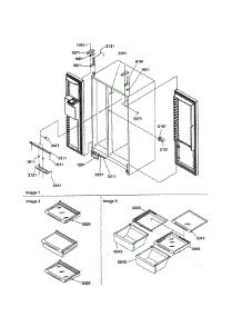 Lights And Hinges parts for Kenmore Refrigerator 596.58642890 (59658642890, 596 58642890) from AppliancePartsPros.com