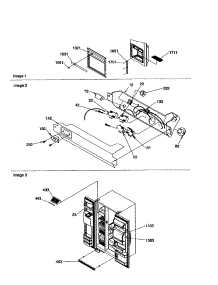 Facade Dispenser Cover / Elec. Brkt. parts for Kenmore Refrigerator 596.58642891 (59658642891, 596 58642891) from AppliancePartsPros.com