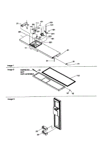 Freezer Door parts for Kenmore Refrigerator 596.58642891 (59658642891, 596 58642891) from AppliancePartsPros.com