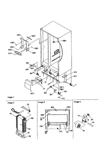 Drain, Rollers And Evap. Assembly parts for Kenmore Refrigerator 596.58642891 (59658642891, 596 58642891) from AppliancePartsPros.com