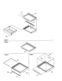 Deli And Crisper Assembly parts for Kenmore Refrigerator 596.58644000 (59658644000, 596 58644000) from AppliancePartsPros.com
