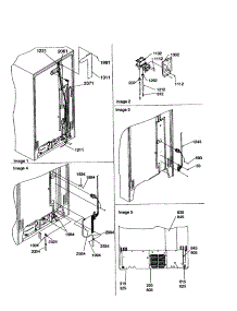 Cabinet Back parts for Kenmore Refrigerator 596.58644000 (59658644000, 596 58644000) from AppliancePartsPros.com