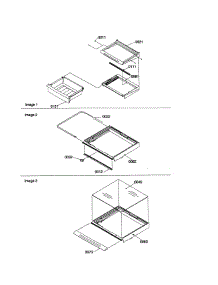 Deli And Crisper Assemblies parts for Kenmore Refrigerator 596.58647890 (59658647890, 596 58647890) from AppliancePartsPros.com