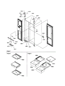 Refrigerator / Freezer Lights And Hinges parts for Kenmore Refrigerator 596.58647890 (59658647890, 596 58647890) from AppliancePartsPros.com