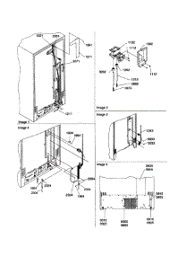 Cabinet Back parts for Kenmore Refrigerator 596.58647890 (59658647890, 596 58647890) from AppliancePartsPros.com