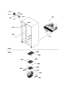 Freezer Shelves And Lights parts for Kenmore Refrigerator 596.58647890 (59658647890, 596 58647890) from AppliancePartsPros.com
