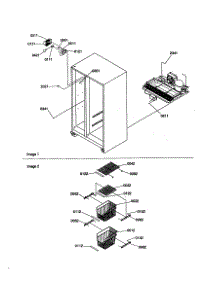 Freezer Shelves And Lights parts for Kenmore Refrigerator 596.58692890 (59658692890, 596 58692890) from AppliancePartsPros.com