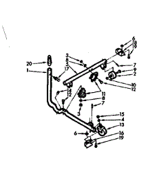 Caster Assembly parts for Kenmore Washer 110.6733410 (1106733410, 110 6733410) from AppliancePartsPros.com