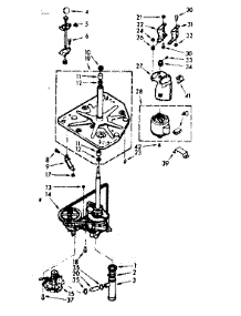 Drive System parts for Kenmore Washer 110.6733412 (1106733412, 110 6733412) from AppliancePartsPros.com