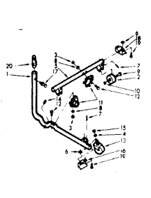 Caster Assembly parts for Kenmore Washer 110.6733412 (1106733412, 110 6733412) from AppliancePartsPros.com
