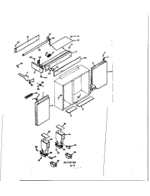 Upper Cabinet Assembly parts for Kenmore Washer Dryer Combo 110.6756700 (1106756700, 110 6756700) from AppliancePartsPros.com