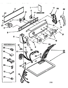 Top And Console parts for Kenmore Dryer 110.67832794 (11067832794, 110 67832794) from AppliancePartsPros.com