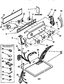 Top And Console parts for Kenmore Dryer 110.67834790 (11067834790, 110 67834790) from AppliancePartsPros.com