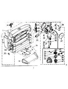 Wringer And Gear Case parts for Kenmore Washer 110.6801100 (1106801100, 110 6801100) from AppliancePartsPros.com