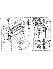 Wringer And Wringer Gear Case parts for Kenmore Washer 110.6801110 (1106801110, 110 6801110) from AppliancePartsPros.com