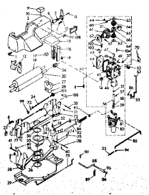 Wringer And Wringer Gear Case parts for Kenmore Washer 110.6801310 (1106801310, 110 6801310) from AppliancePartsPros.com