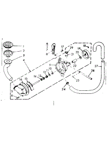 Pump And Pump Parts parts for Kenmore Washer 110.6802300 (1106802300, 110 6802300) from AppliancePartsPros.com