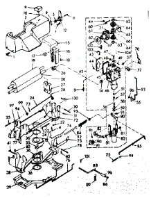 Wringer And Gear Case parts for Kenmore Washer 110.6802300 (1106802300, 110 6802300) from AppliancePartsPros.com