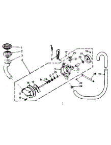 Pump And Pump Parts parts for Kenmore Washer 110.6802310 (1106802310, 110 6802310) from AppliancePartsPros.com