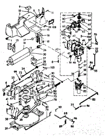 Wringer And Wringer Gear Case Assembly parts for Kenmore Washer 110.6802311 (1106802311, 110 6802311) from AppliancePartsPros.com