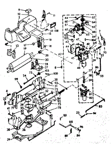 Wringer And Wringer Gear Case Assembly parts for Kenmore Washer 110.6802314 (1106802314, 110 6802314) from AppliancePartsPros.com